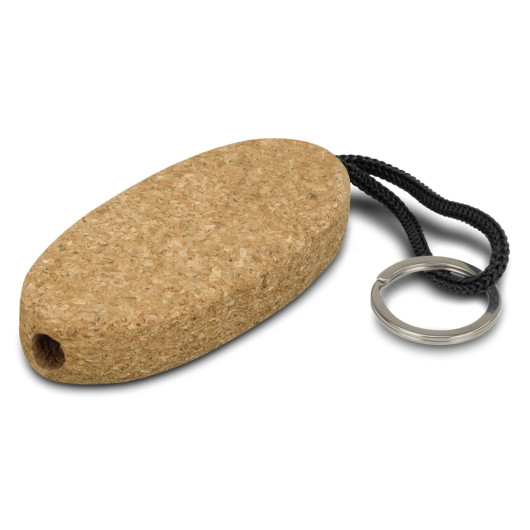 Cork Floating Keyring Natural Colour